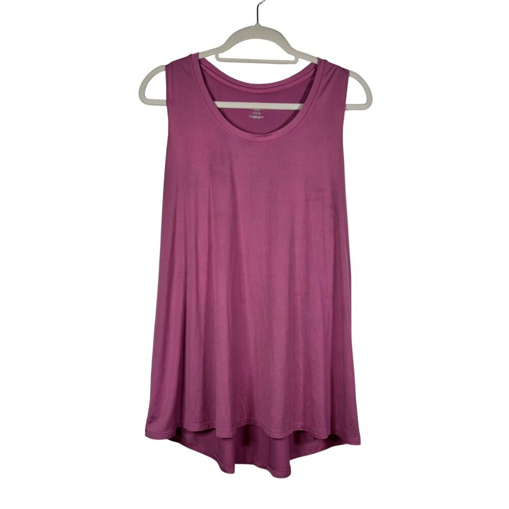 Athletic Works Pink Relaxed Fit Womens XXL Tank Top